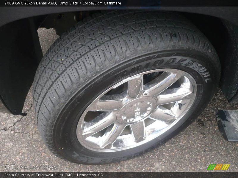 Onyx Black / Cocoa/Light Cashmere 2009 GMC Yukon Denali AWD