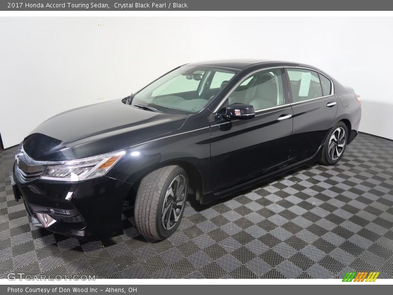 Crystal Black Pearl / Black 2017 Honda Accord Touring Sedan