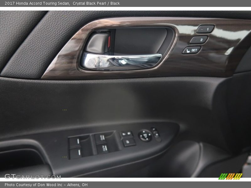 Crystal Black Pearl / Black 2017 Honda Accord Touring Sedan