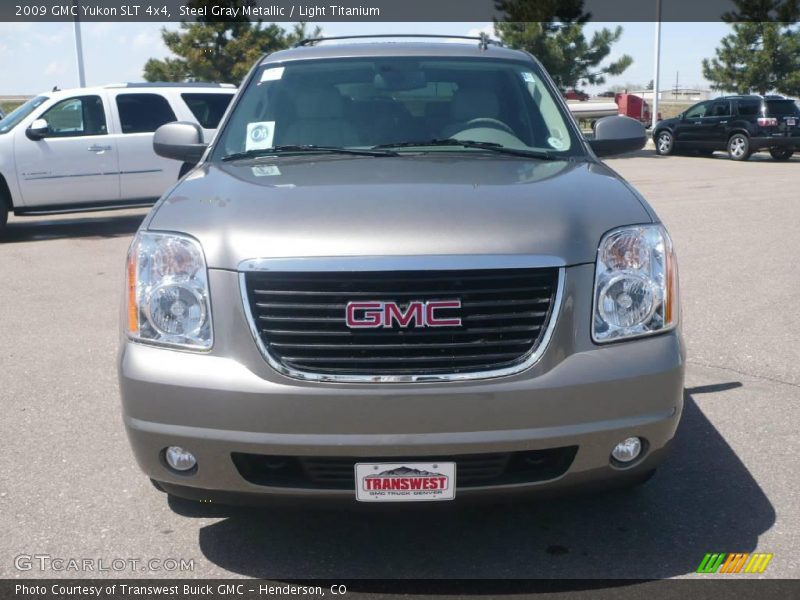 Steel Gray Metallic / Light Titanium 2009 GMC Yukon SLT 4x4