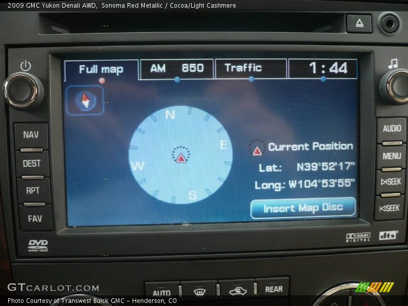 Sonoma Red Metallic / Cocoa/Light Cashmere 2009 GMC Yukon Denali AWD