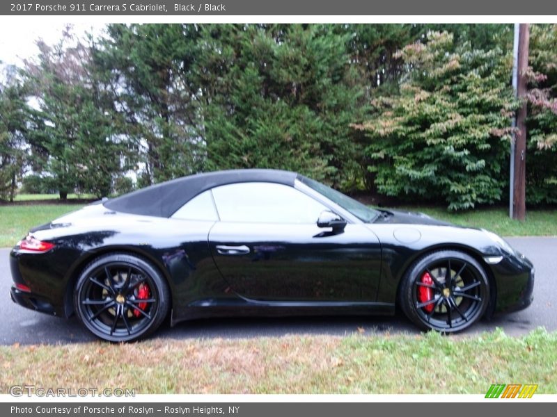 Black / Black 2017 Porsche 911 Carrera S Cabriolet