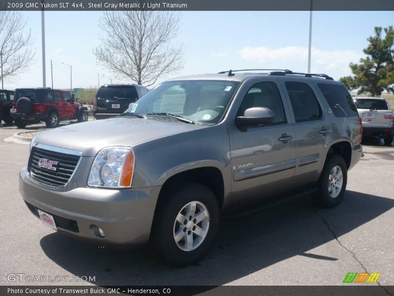 Steel Gray Metallic / Light Titanium 2009 GMC Yukon SLT 4x4