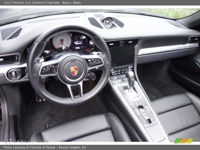 Black / Black 2017 Porsche 911 Carrera S Cabriolet