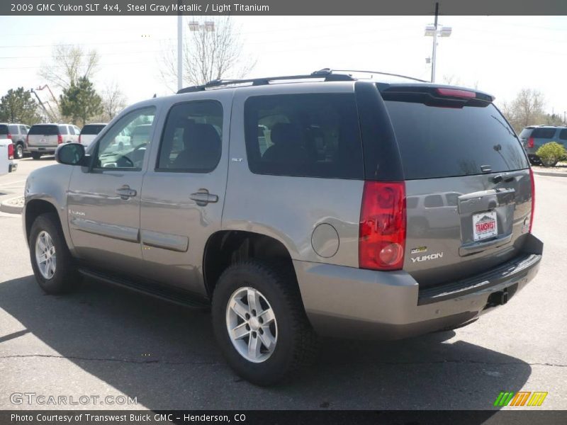 Steel Gray Metallic / Light Titanium 2009 GMC Yukon SLT 4x4