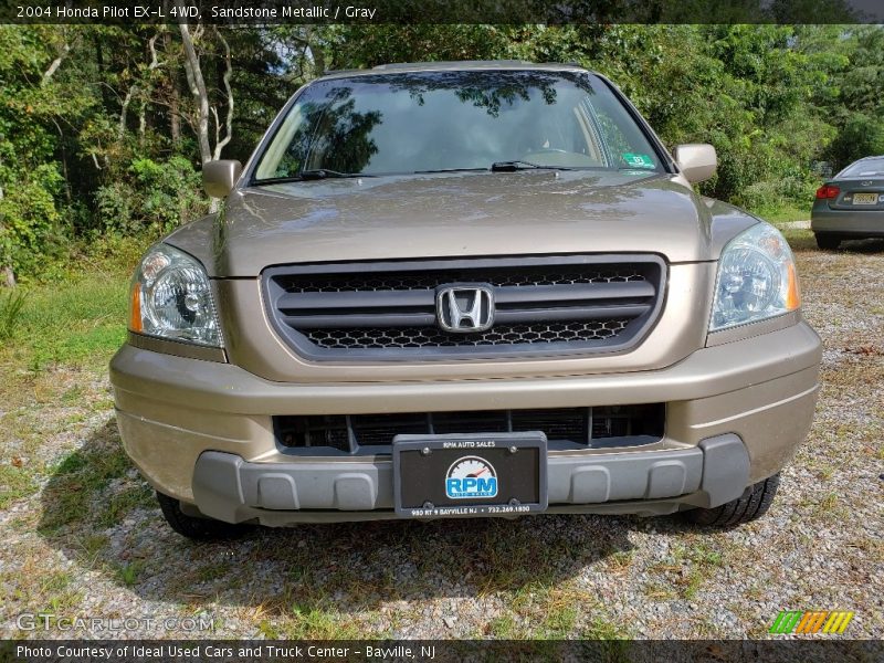 Sandstone Metallic / Gray 2004 Honda Pilot EX-L 4WD