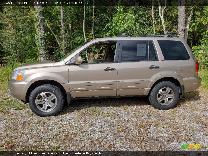 Sandstone Metallic / Gray 2004 Honda Pilot EX-L 4WD