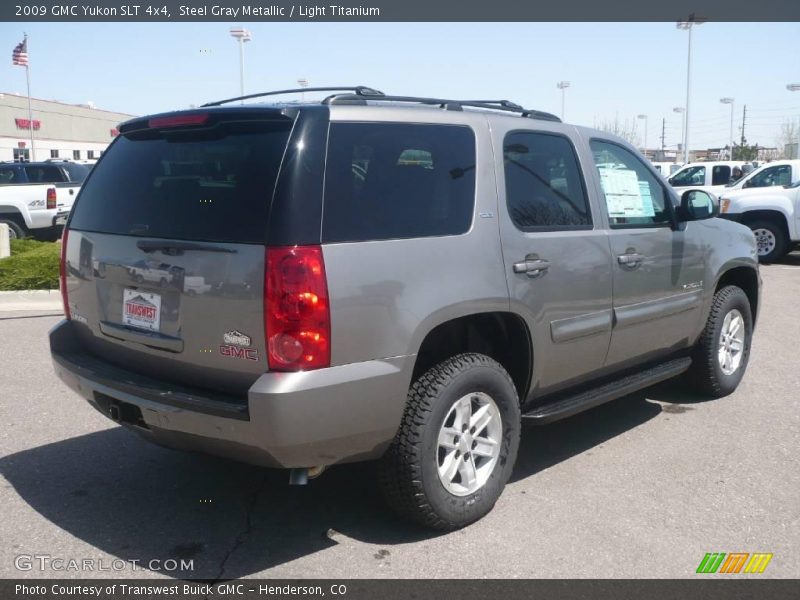 Steel Gray Metallic / Light Titanium 2009 GMC Yukon SLT 4x4