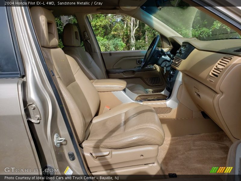 Sandstone Metallic / Gray 2004 Honda Pilot EX-L 4WD