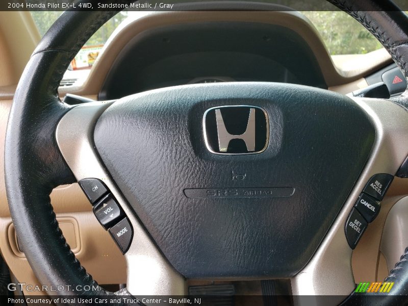 Sandstone Metallic / Gray 2004 Honda Pilot EX-L 4WD