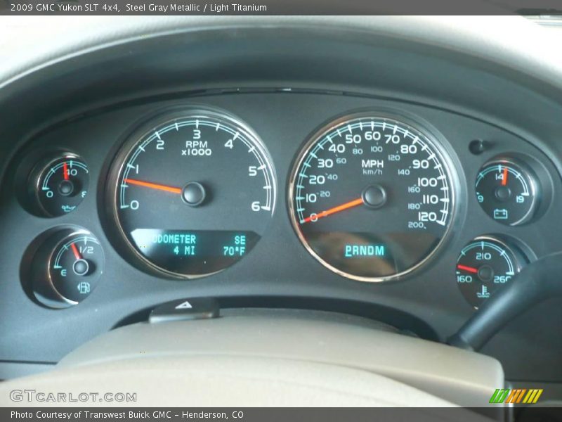 Steel Gray Metallic / Light Titanium 2009 GMC Yukon SLT 4x4