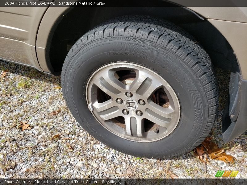 Sandstone Metallic / Gray 2004 Honda Pilot EX-L 4WD