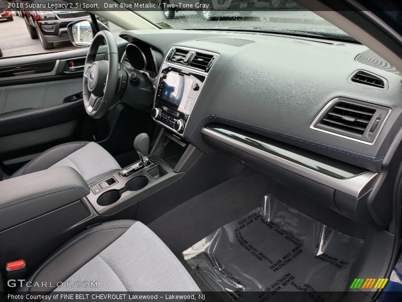 Dark Blue Metallic / Two-Tone Gray 2018 Subaru Legacy 2.5i Sport