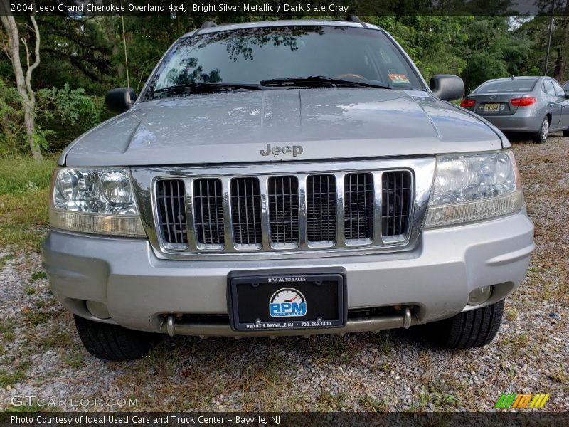 Bright Silver Metallic / Dark Slate Gray 2004 Jeep Grand Cherokee Overland 4x4