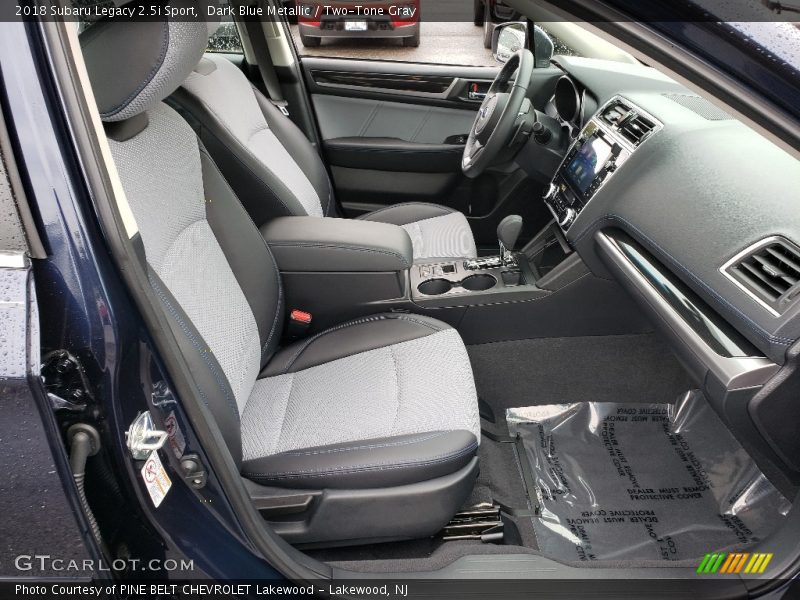 Dark Blue Metallic / Two-Tone Gray 2018 Subaru Legacy 2.5i Sport