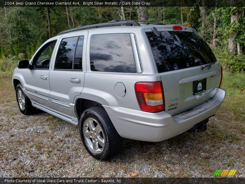 Bright Silver Metallic / Dark Slate Gray 2004 Jeep Grand Cherokee Overland 4x4