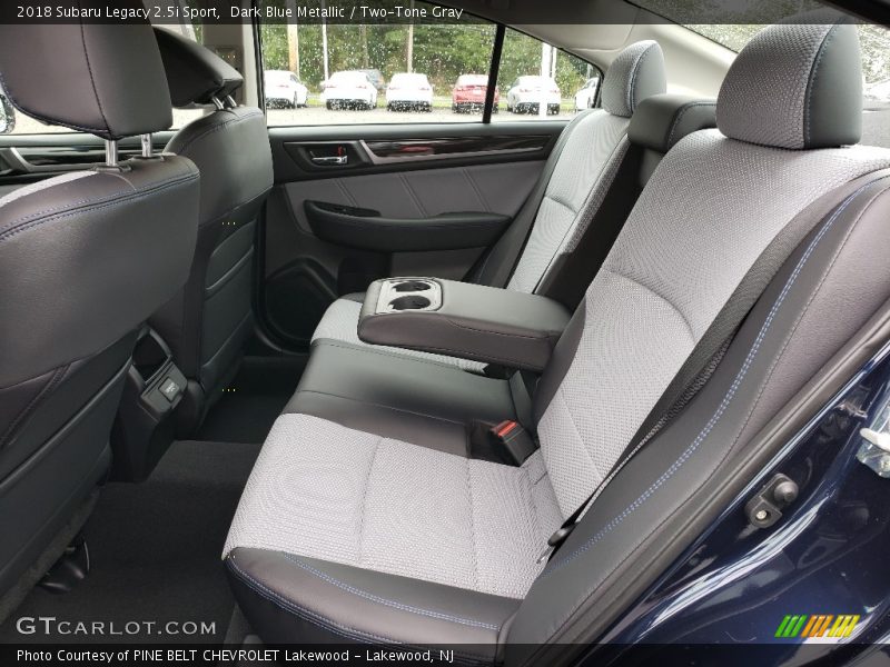 Dark Blue Metallic / Two-Tone Gray 2018 Subaru Legacy 2.5i Sport