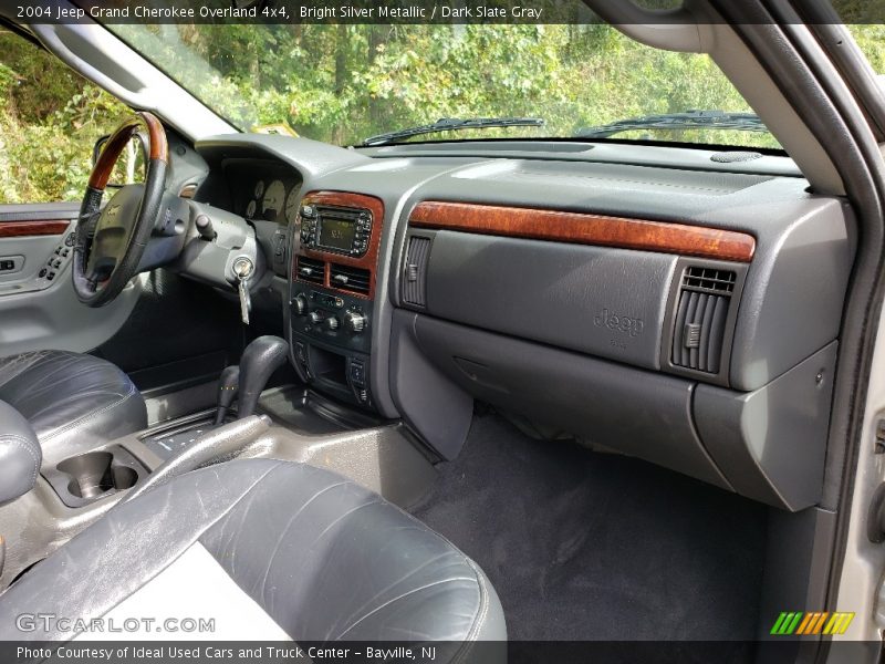 Bright Silver Metallic / Dark Slate Gray 2004 Jeep Grand Cherokee Overland 4x4