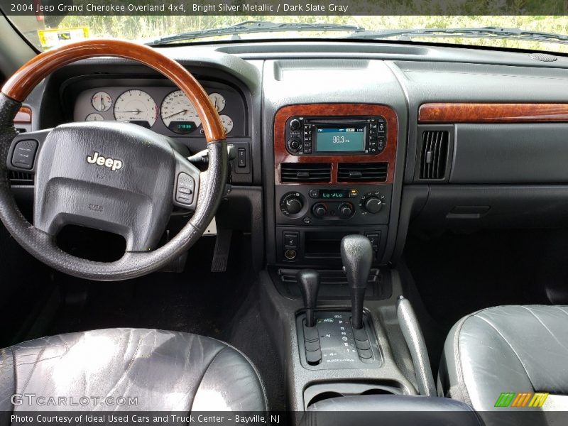 Bright Silver Metallic / Dark Slate Gray 2004 Jeep Grand Cherokee Overland 4x4