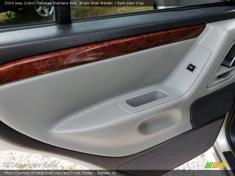 Bright Silver Metallic / Dark Slate Gray 2004 Jeep Grand Cherokee Overland 4x4
