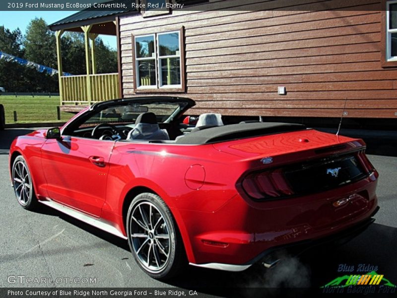 Race Red / Ebony 2019 Ford Mustang EcoBoost Convertible