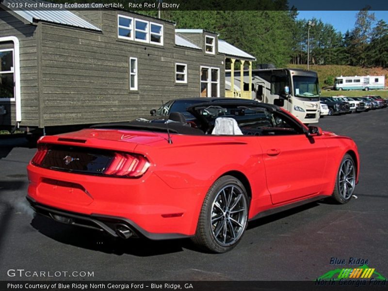 Race Red / Ebony 2019 Ford Mustang EcoBoost Convertible