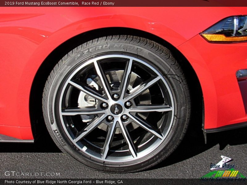 Race Red / Ebony 2019 Ford Mustang EcoBoost Convertible