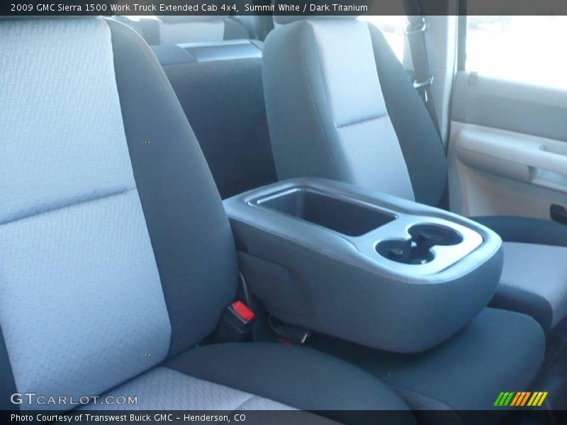 Summit White / Dark Titanium 2009 GMC Sierra 1500 Work Truck Extended Cab 4x4
