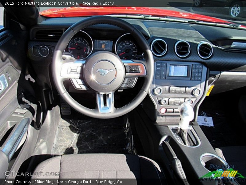 Race Red / Ebony 2019 Ford Mustang EcoBoost Convertible