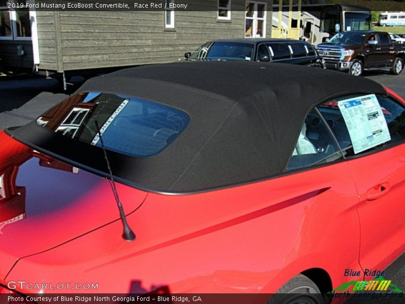 Race Red / Ebony 2019 Ford Mustang EcoBoost Convertible