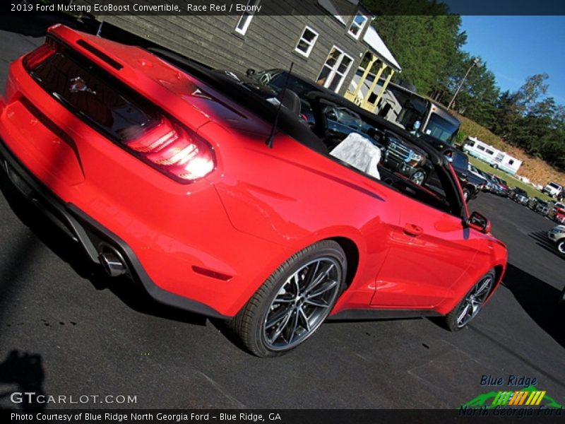Race Red / Ebony 2019 Ford Mustang EcoBoost Convertible