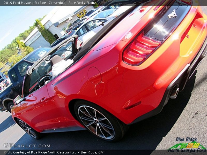 Race Red / Ebony 2019 Ford Mustang EcoBoost Convertible