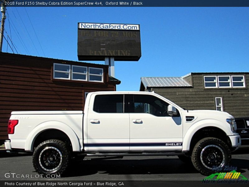Oxford White / Black 2018 Ford F150 Shelby Cobra Edition SuperCrew 4x4