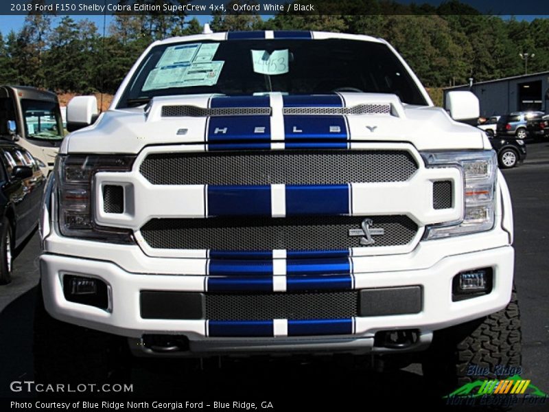 Oxford White / Black 2018 Ford F150 Shelby Cobra Edition SuperCrew 4x4