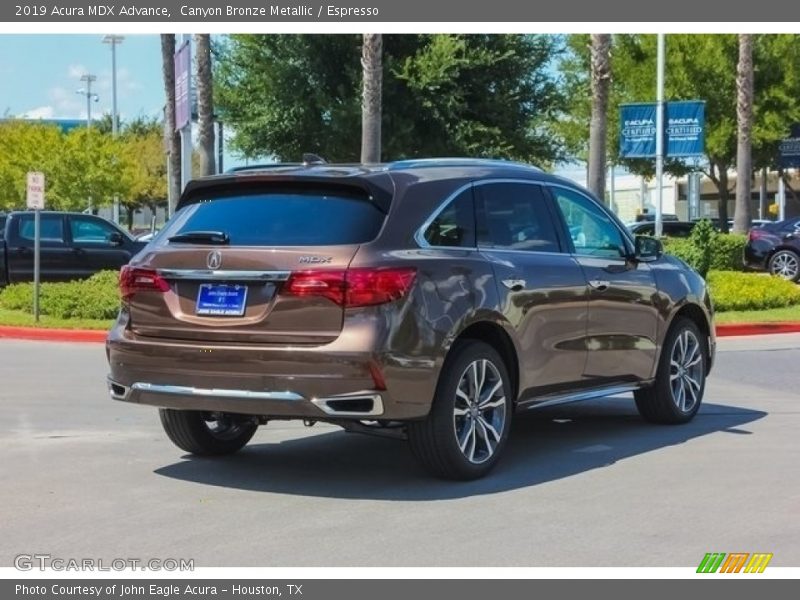 Canyon Bronze Metallic / Espresso 2019 Acura MDX Advance