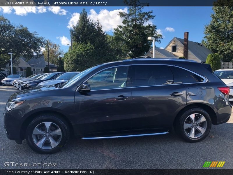 Graphite Luster Metallic / Ebony 2014 Acura MDX SH-AWD