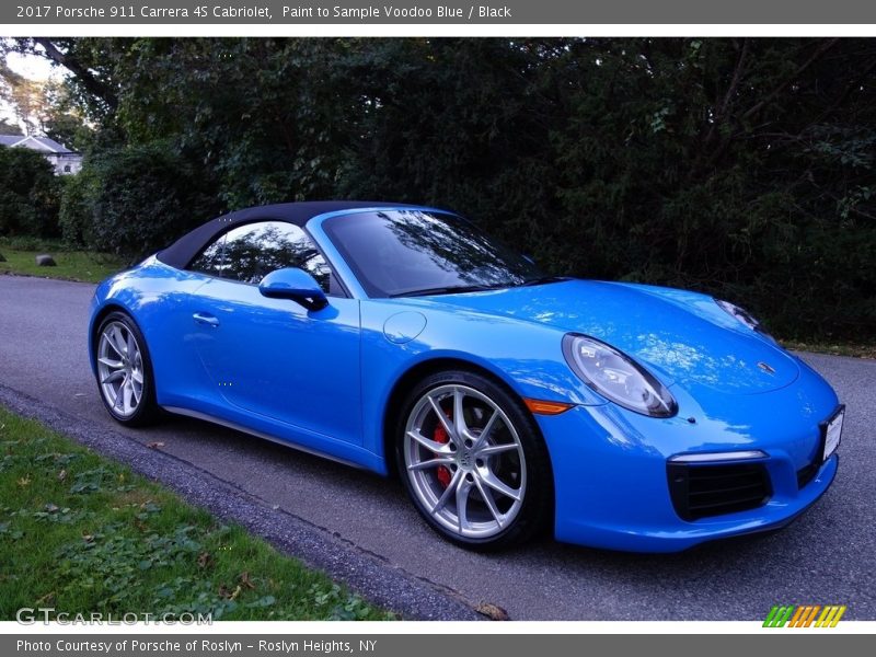  2017 911 Carrera 4S Cabriolet Paint to Sample Voodoo Blue