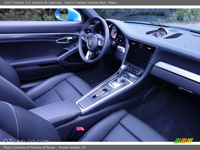 Paint to Sample Voodoo Blue / Black 2017 Porsche 911 Carrera 4S Cabriolet