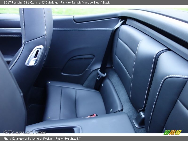 Rear Seat of 2017 911 Carrera 4S Cabriolet
