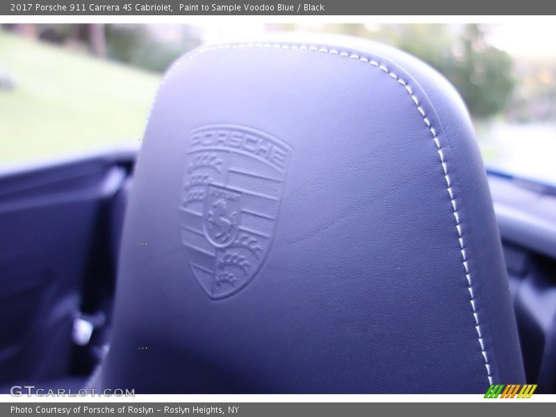 Paint to Sample Voodoo Blue / Black 2017 Porsche 911 Carrera 4S Cabriolet