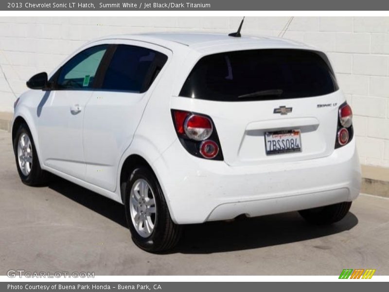 Summit White / Jet Black/Dark Titanium 2013 Chevrolet Sonic LT Hatch
