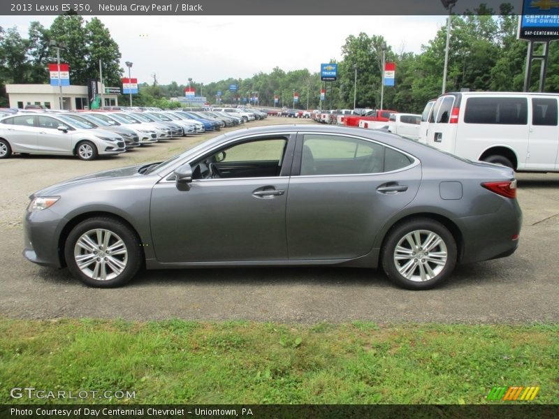 Nebula Gray Pearl / Black 2013 Lexus ES 350