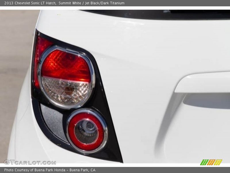 Summit White / Jet Black/Dark Titanium 2013 Chevrolet Sonic LT Hatch