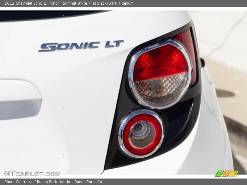 Summit White / Jet Black/Dark Titanium 2013 Chevrolet Sonic LT Hatch