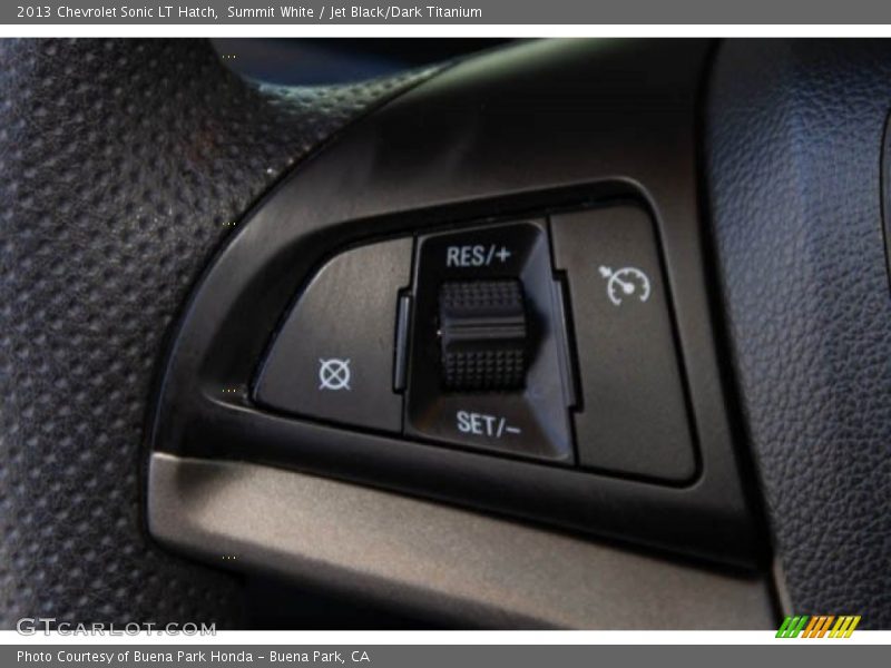 Summit White / Jet Black/Dark Titanium 2013 Chevrolet Sonic LT Hatch