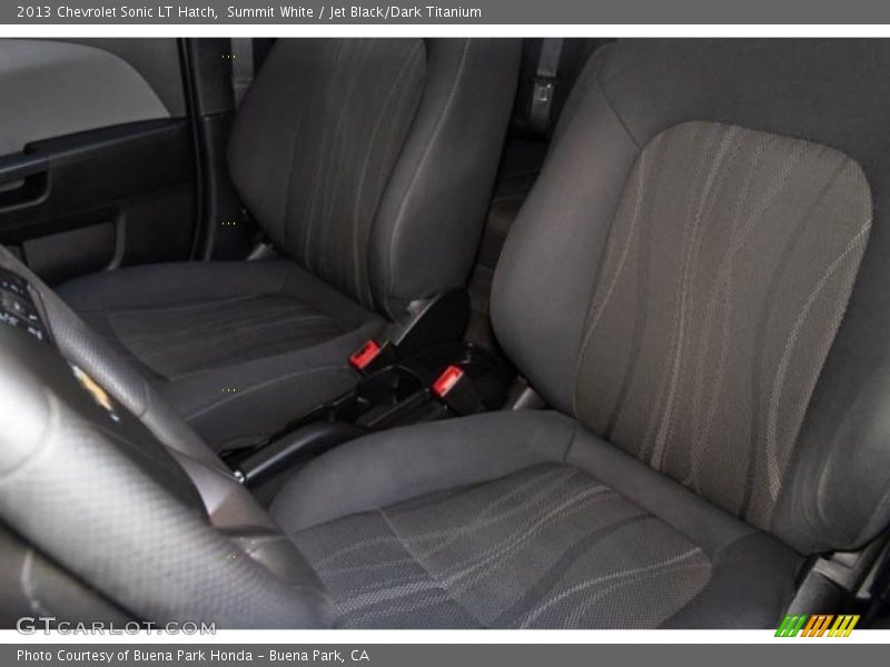 Summit White / Jet Black/Dark Titanium 2013 Chevrolet Sonic LT Hatch
