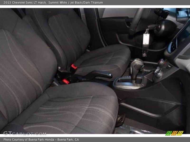 Summit White / Jet Black/Dark Titanium 2013 Chevrolet Sonic LT Hatch