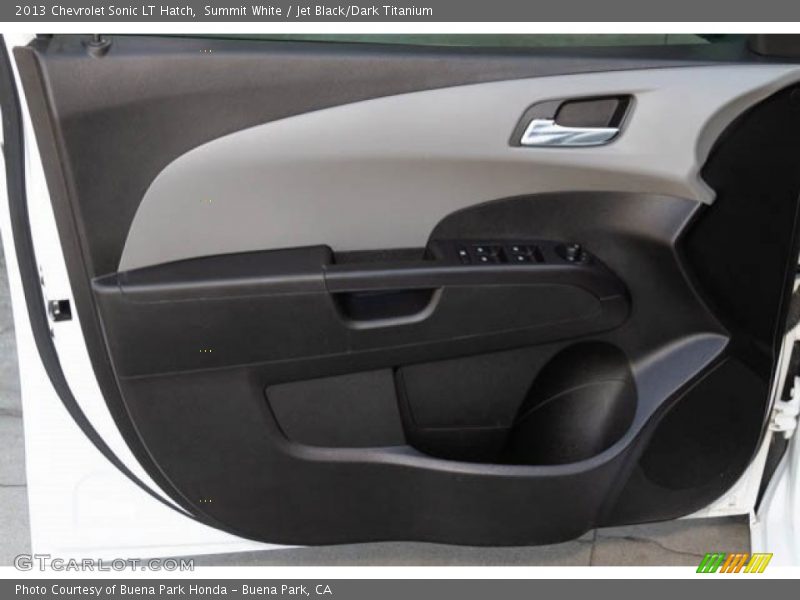 Summit White / Jet Black/Dark Titanium 2013 Chevrolet Sonic LT Hatch