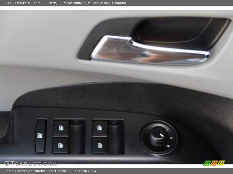 Summit White / Jet Black/Dark Titanium 2013 Chevrolet Sonic LT Hatch