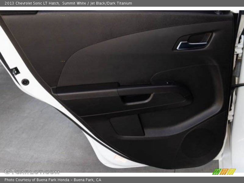 Summit White / Jet Black/Dark Titanium 2013 Chevrolet Sonic LT Hatch